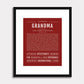 Frame Options | Orange | Black Frame, Matted