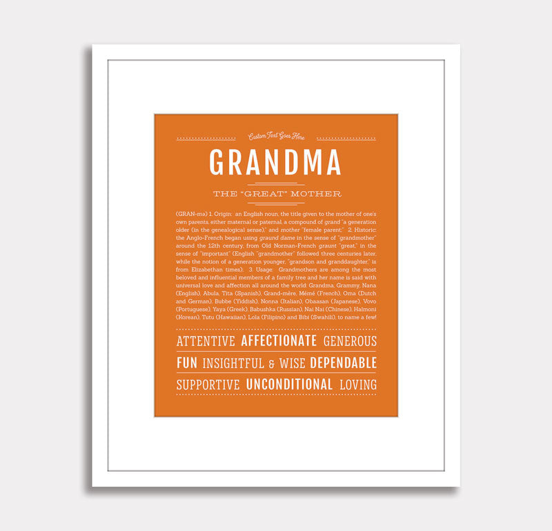 Frame Options | Gold | White Frame, Matted