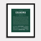 Frame Options | Emerald Green | Black Frame, Matted