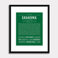 Frame Options | Light Green | Black Frame, Matted
