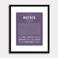 Frame Options | Deep Purple | Black Frame, Matted