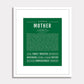 Frame Options | Light Green | White Frame, Matted