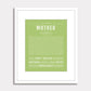Frame Options | Deep Purple | White Frame, Matted